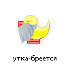 утка-бреется